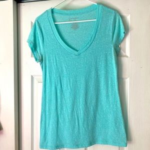 Teal Basic V-Neck